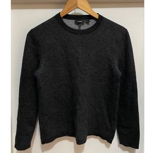 Theory Crewneck Women's Dark Gray/Charcoal Sweater | Size M